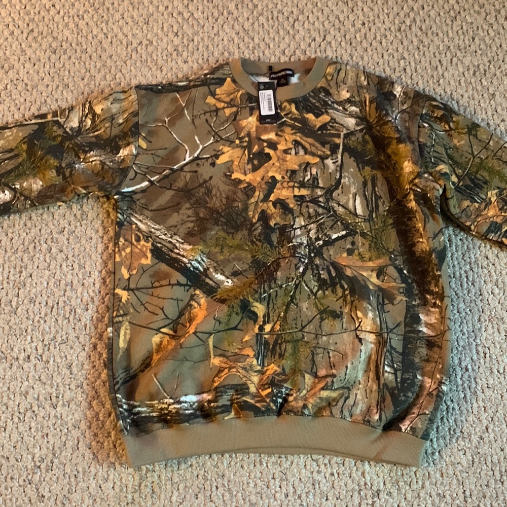 PTL khaki Camouflage printed Sweater